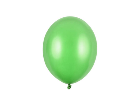 Grüne Latex-Ballons, Metallic Bright Green, 30cm, 100 Stück.