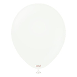 Latex Balloons Kalisan Standard White, 30cm, 500 pcs.