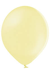 Balony lateksowe B105, Żółte, Pastel Lemon, 30cm, 100 szt.