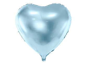 Foil balloon Heart 45cm, Blue