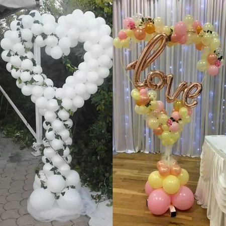 HEART Ständer für Luftballondekoration, 144 cm