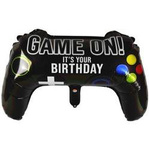 Foil balloon Controller "Game on It's Your Birthday" 32cm