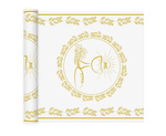 Table Runner First Holy Communion, White - Gold, 33x200 cm