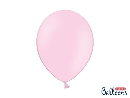 Balony Strong, Pastel Baby Pink Różowe, 30cm, 10 szt.