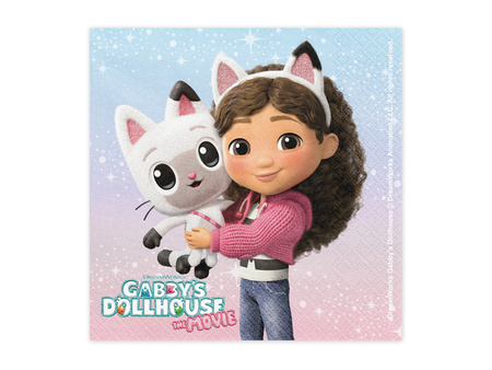 Napkins Gabbys Dollhouse mix 33 x 33 cm 20 pcs