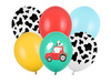 Latex balloons Farm, Tractor 30cm, 6 pieces