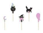 Cupcake toppers Halloween, 14cm, 6pcs.