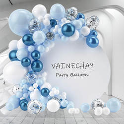 Balloon garland, blue set