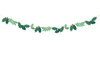 Holly paper garland, 1,5 m