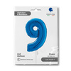 Foil Balloon Number 9 Blue, 66 cm Grabo