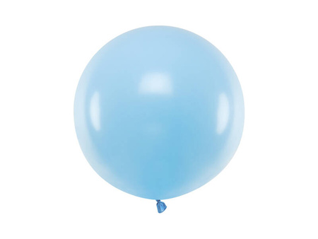 Balon lateksowy Gigant, Niebieski, Pastel Baby Blue, 60cm, 1szt