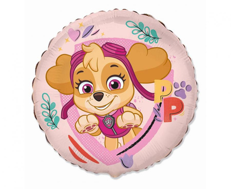 Foil balloon, Multicolored, PAW Patrol Skye, 18 inches, 1 piece.
