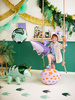 Balon foliowy pastylka Brontozaur Happy Birthday 35cm