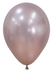 Balony lateksowe Sempertex, Silk Pink Blossom jasny róż chrome 30cm, 50szt.