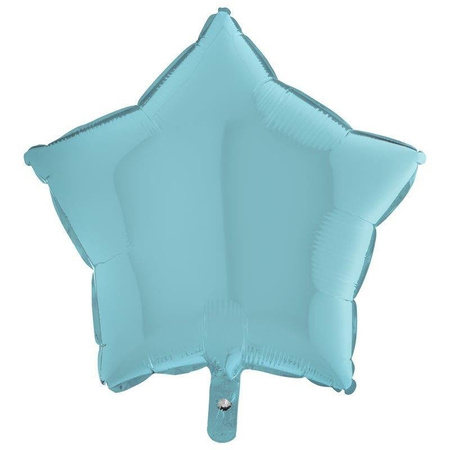 The foil balloon - star pastel blue 46 cm Grabo