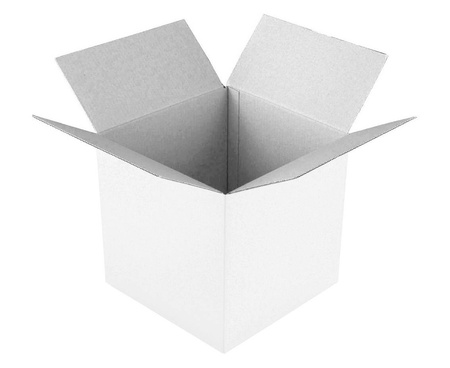 Gift box Flap cardboard 50x50x50 cm, white, 5 pc.