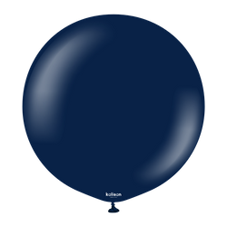 NavyLatexballons, marineblau 60 cm, 2 Stück.