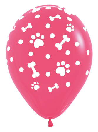 Sempertex Latex Balloons Paw Prints, 30cm, 25pcs