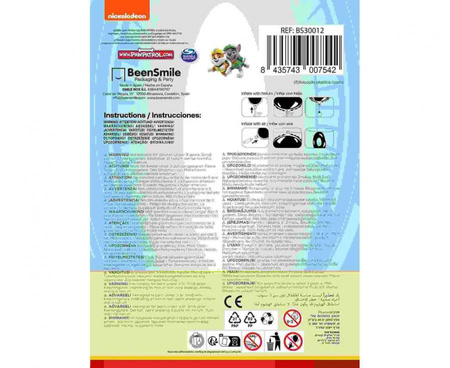 Folienballon, Mehrfarbig, PAW Patrol, 18 Zoll, 1 Stück.