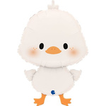 Folienballon Weiße Ente White Duckling Grabo 64cm