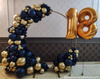 Latex Balloons Kalisan Standard Navy, 30cm, 100 pcs.