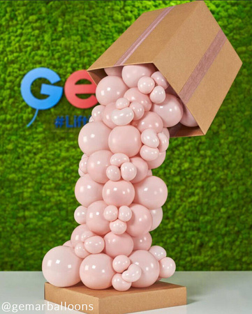 Pastel latex balloons Shell 100, 12cm, 100 pcs.