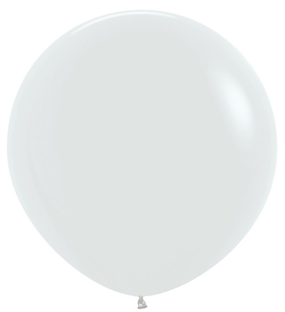 Sempertex Latex Balloons, White, 91 cm, 2 pcs
