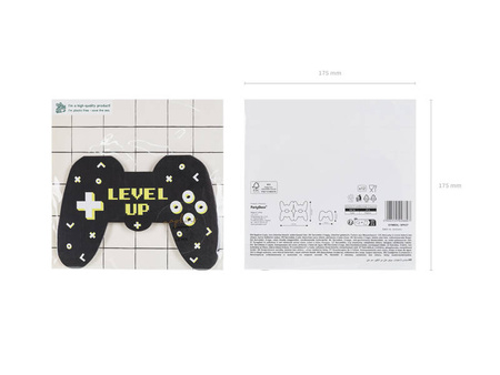 Serwetki papierowe Gamepad, 22.7 x 32 cm, 12 sztuk