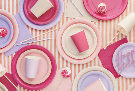 Paper napkins Light Pink 33x33cm 20 pcs