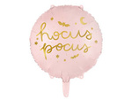 Hocus Pocus foil balloon, halloween 45 cm, pink