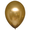 Latex balloons Decorator Satin Luxe Chrome gold 28cm, 50 pcs