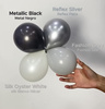 Sempertex Latex Balloons Silk Oyster White, 12 cm, 50 pcs
