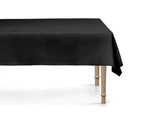 Synthetic Plain Tablecloth Black 137 x 183 cm