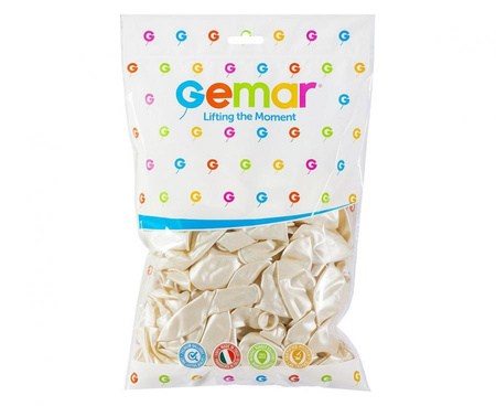 Gemar Metallic-Perl-Latexballons 45 cm  25 Stk.