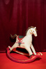 Foil Balloon Rocking Horse Christmas Mix 118x104 cm