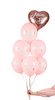 Balony lateksowe Mom to be, pastelowy różowy 30cm, 50 sztuk
