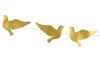 Garland pigeons, gold, 112cm