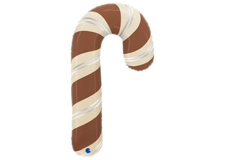Foil balloon Candy Cane Chocolate 89 cm