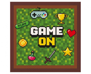 Serwetki Papierowe "Game On" - 33cm, 20 szt.