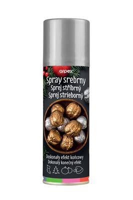 Spray dekoracyjny, srebrny 125 ml