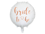Balon foliowy Bride to be, rose gold 45 cm