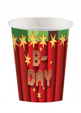 Birthday cups TNT, 260 ml, 8 pcs.