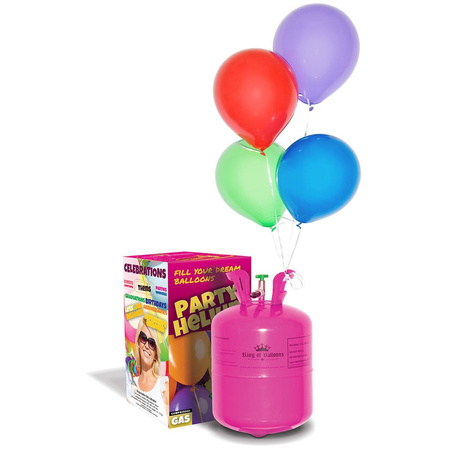 Cylinder with helium 0.16 m3 for 20 balloons + reducer