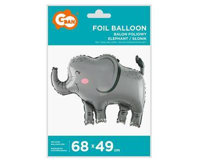 Foil balloon Elephant, 68 x 49cm