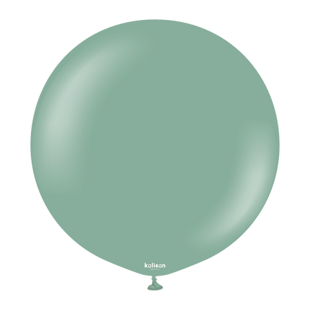 Latex Balloons Kalisan Retro Sage, 60cm, 2 pcs.