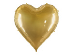 Foil Balloon Heart Gold 136x129cm