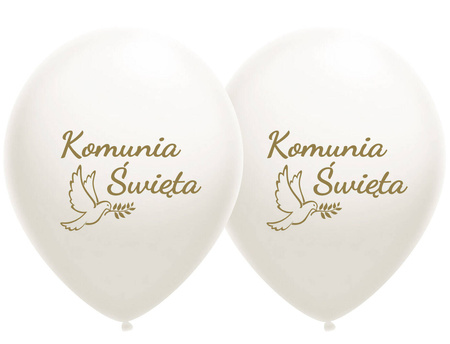 Latex balloons, Holy Communion, 30cm, 10 pieces.