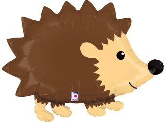 Foil balloon - Hedgehog brown 76 cm