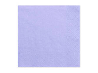 Three-ply napkins, lilac, 33x33cm (1, Op. / 20 pcs.)