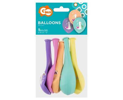 Balony Lamy, różne kolory, 30 cm, 5 szt.